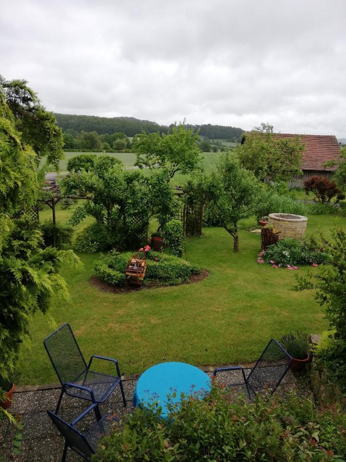 Ferienwohnung Rabelsdorf Pfarrweisach Dış mekan fotoğraf